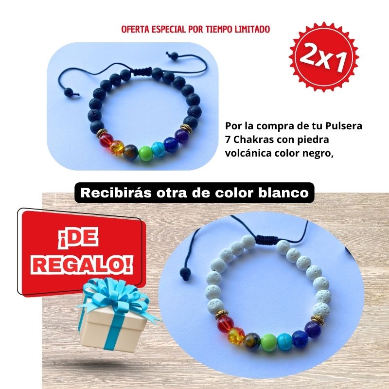 Pulsera 7 Chakras™️ (+Obsequio)