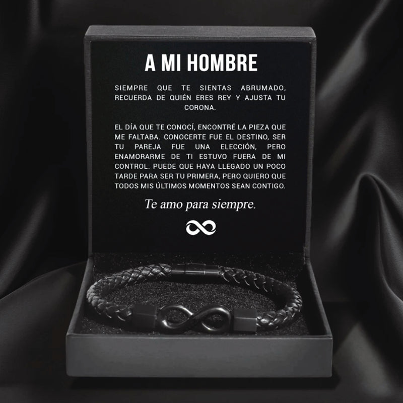 "Para Mi Hombre" - Pulsera Amor Infinito