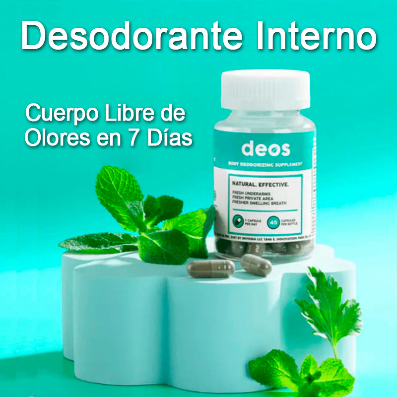 DEOS™ - Control de Olores Corporales (30 Cap)