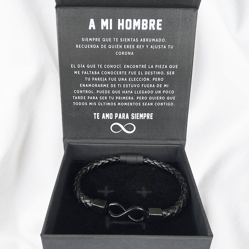 "Para Mi Hombre" - Pulsera Amor Infinito