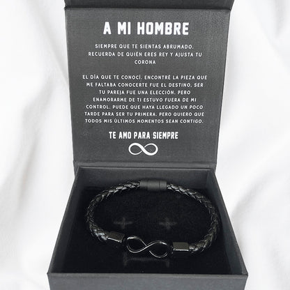 "Para Mi Hombre" - Pulsera Amor Infinito