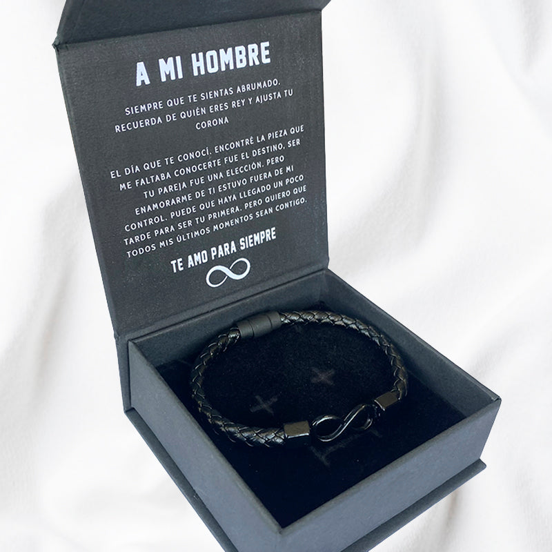 "Para Mi Hombre" - Pulsera Amor Infinito
