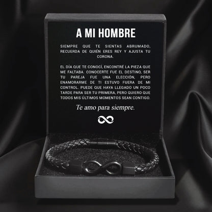 "Para Mi Hombre" - Pulsera Amor Infinito