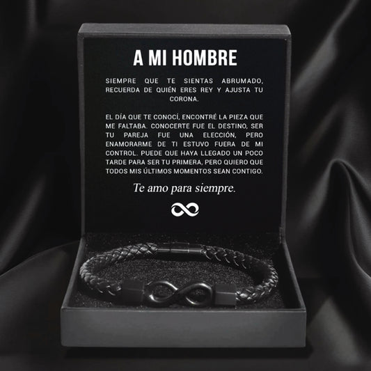 "Para Mi Hombre" - Pulsera Amor Infinito