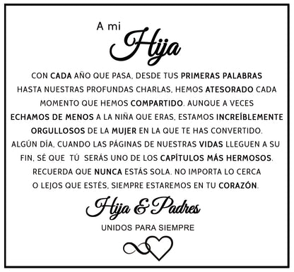 Pulsera de Conexión Infinita - A MI HIJA