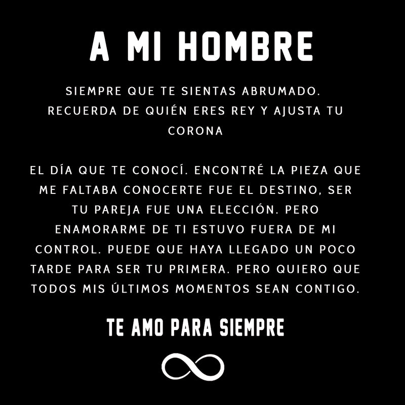 "Para Mi Hombre" - Pulsera Amor Infinito