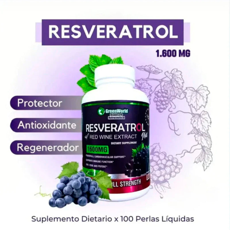 RESVERATROL® 100% Puro - Revitalízate con el poder de la UVA🍇 – DropZone