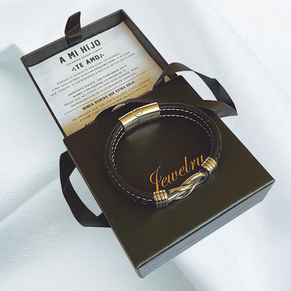 "Para Mi Hijo" - Pulsera con Nudo Infinito
